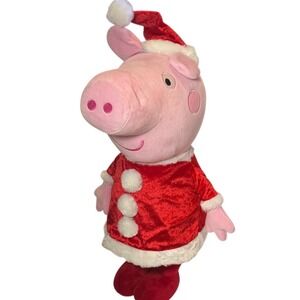 Peppa Pig Christmas Santa Plush Gemmy Industries Holiday 0520-YZE001 2003